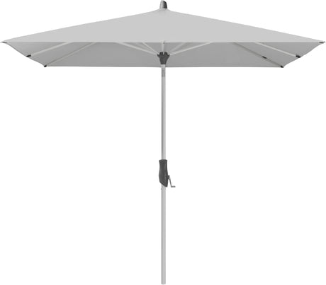 Glatz ALU-TWIST Sonnenschirm, Gestell Aluminium natureloxiert - quadratisch