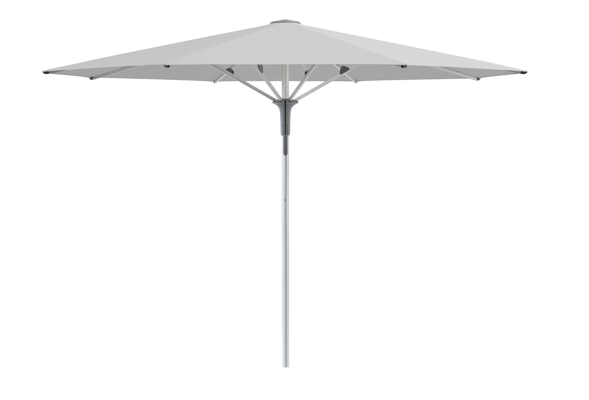 Glatz Gastronomieschirm - FORTERO Pro, Gestell Aluminium natureloxiert, Ø 350 cm, rund
