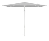 Glatz TWIST Sonnenschirm matt weiß pulverbeschichtet - rechteckig