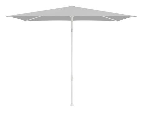 Glatz TWIST Sonnenschirm matt weiß pulverbeschichtet - rechteckig