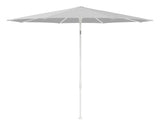 Glatz SMART Sonnenschirm matt weiss pulverbeschichtet - rund