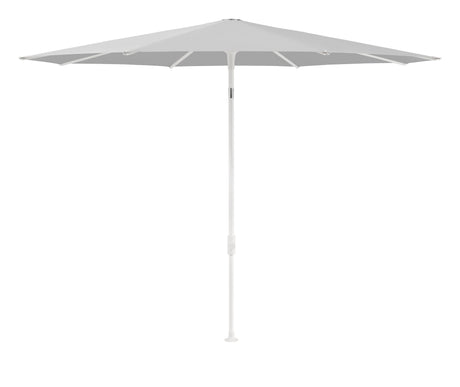 Glatz SMART Sonnenschirm matt weiss pulverbeschichtet - rund