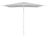 Glatz SMART Sonnenschirm matt weiß pulverbeschichtet - quadratisch