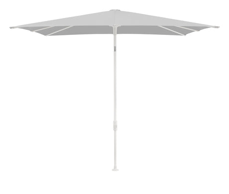 Glatz SMART Sonnenschirm matt weiß pulverbeschichtet - quadratisch