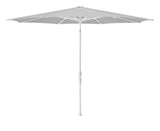 Glatz TWIST Sonnenschirm, matt weiss pulverbeschichtet - rund