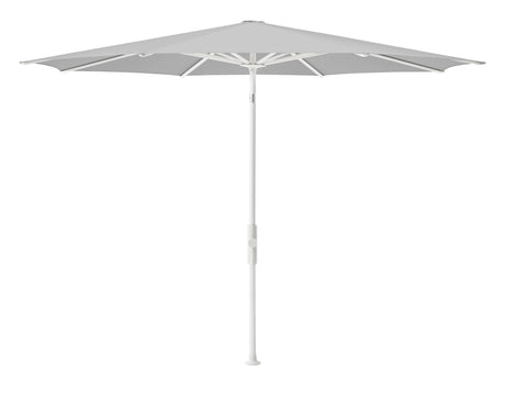 Glatz TWIST Sonnenschirm, matt weiss pulverbeschichtet - rund