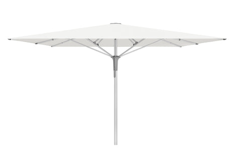 Glatz Gastronomieschirm - FORTELLO Pro, Gestell Aluminium natureloxiert, 350 x 350 cm / 400 x 400 cm / 400 x 300 cm,