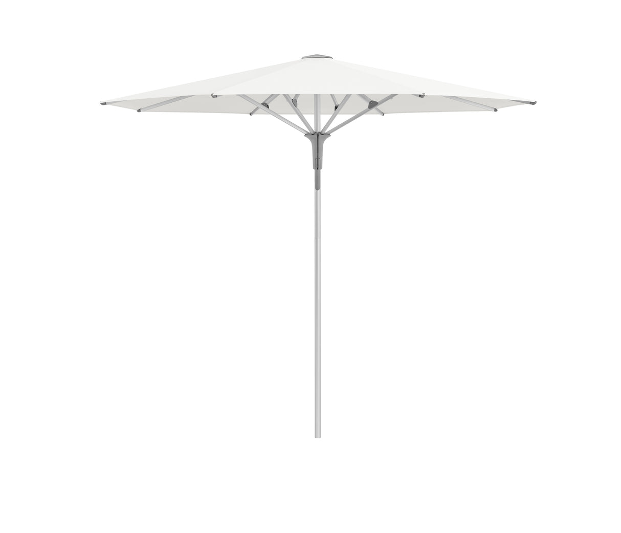 Glatz Gastronomieschirm - FORTINO Pro, Gestell Aluminium natureloxiert, Ø 250 cm - Ø 300 cm, rund