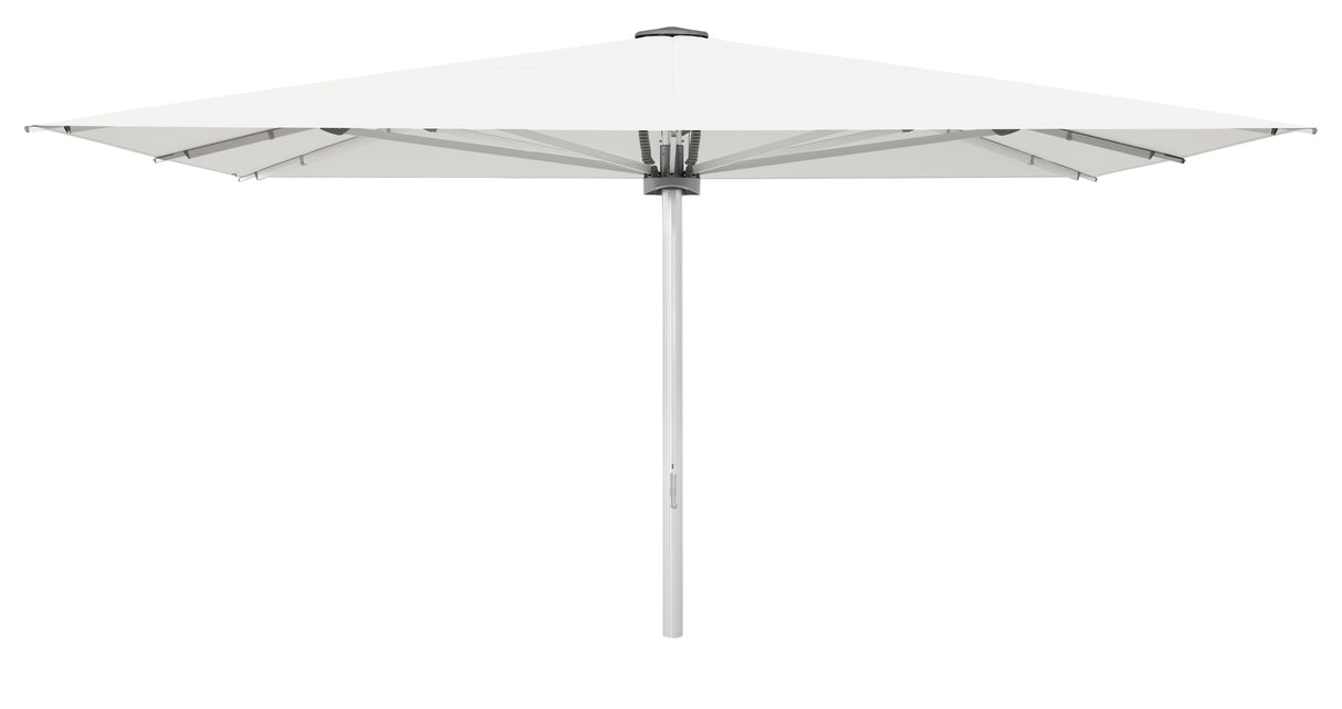 Glatz Großschirm - PALAZZO Style/E, Gestell Aluminium natureloxiert, mit Motor - quadratisch