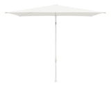 Glatz TWIST Sonnenschirm matt weiß pulverbeschichtet - rechteckig