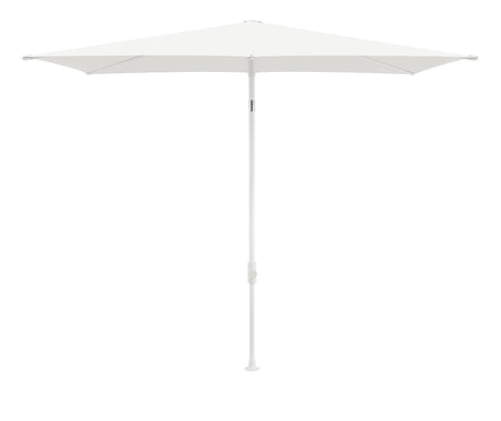 Glatz TWIST Sonnenschirm matt weiß pulverbeschichtet - rechteckig