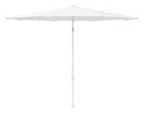 Glatz SMART Sonnenschirm matt weiss pulverbeschichtet - rund