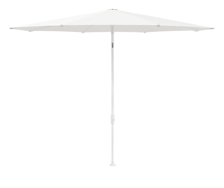 Glatz SMART Sonnenschirm matt weiss pulverbeschichtet - rund