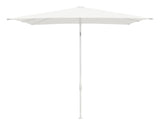 Glatz SMART Sonnenschirm matt weiß pulverbeschichtet - quadratisch