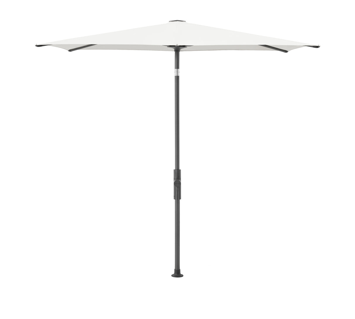 Glatz TWIST Sonnenschirm anthrazit pulverbeschichtet - quadratisch