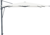 Glatz VITA Sfera Ampelschirm, Gestell Aluminium, seidengrau oder anthrazit pulverbeschichtet, 300 x 300, 350 x 350 & 400 x300 cm