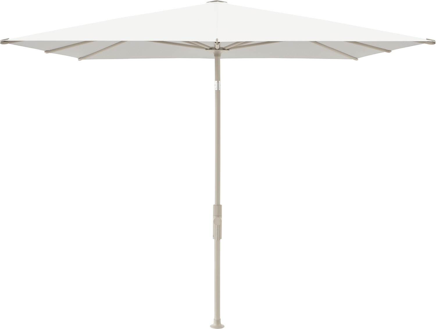 Glatz VITA Torna - Sonnenschirm - Gestell Aluminium, seidengrau oder anthrazit pulverbeschichtet, 240 x 240,210 x 150 & 250 x 200 cm
