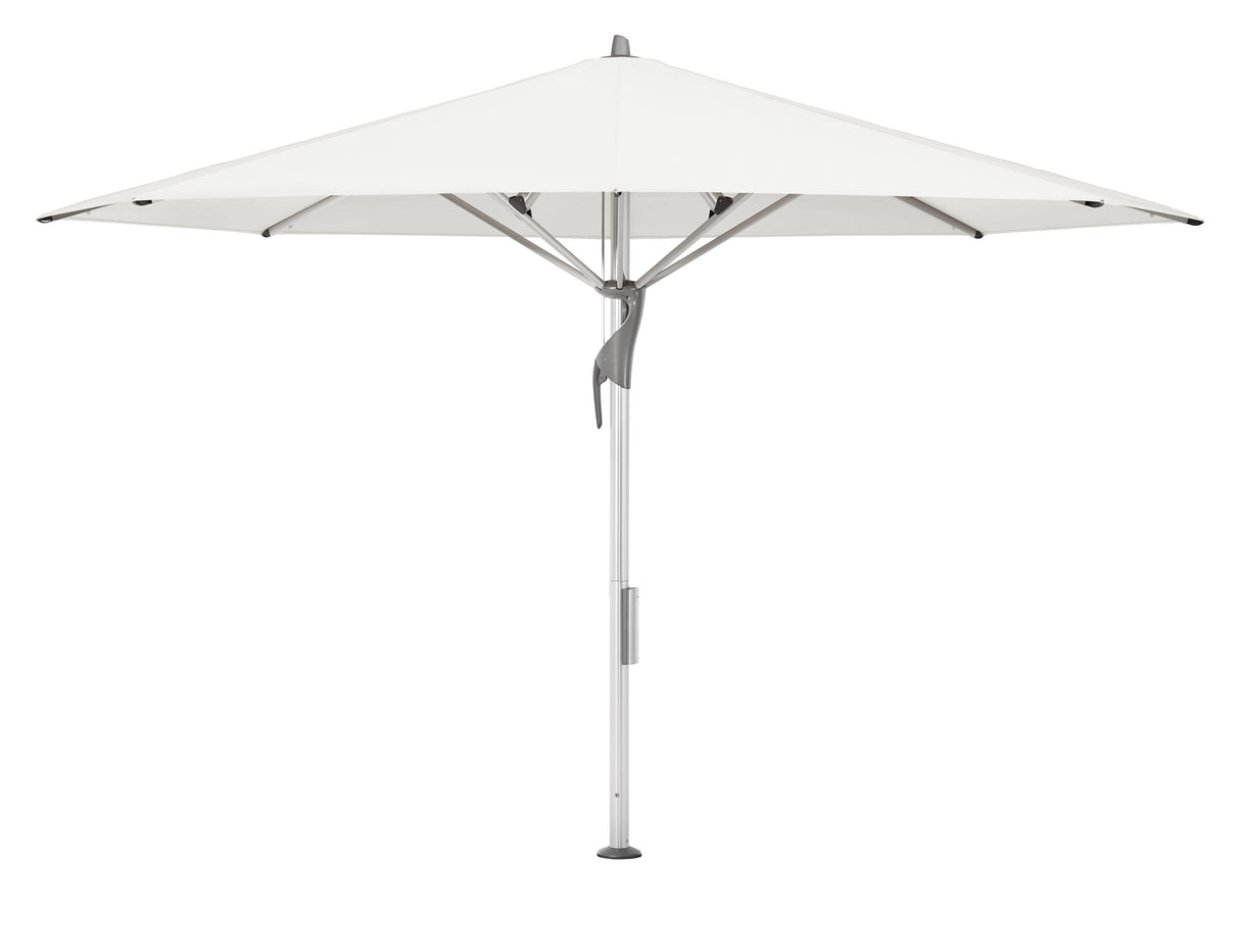 Glatz Gastronomieschirm - FORTELLO LED, Gestell Aluminium natureloxiert, Ø 400 cm , rund