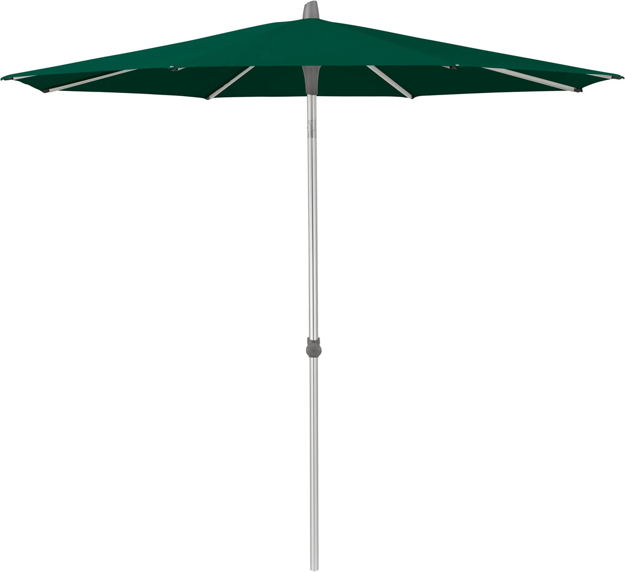 Glatz ALU-SMART Sonnenschirm, Gestell Aluminium natureloxiert - rund