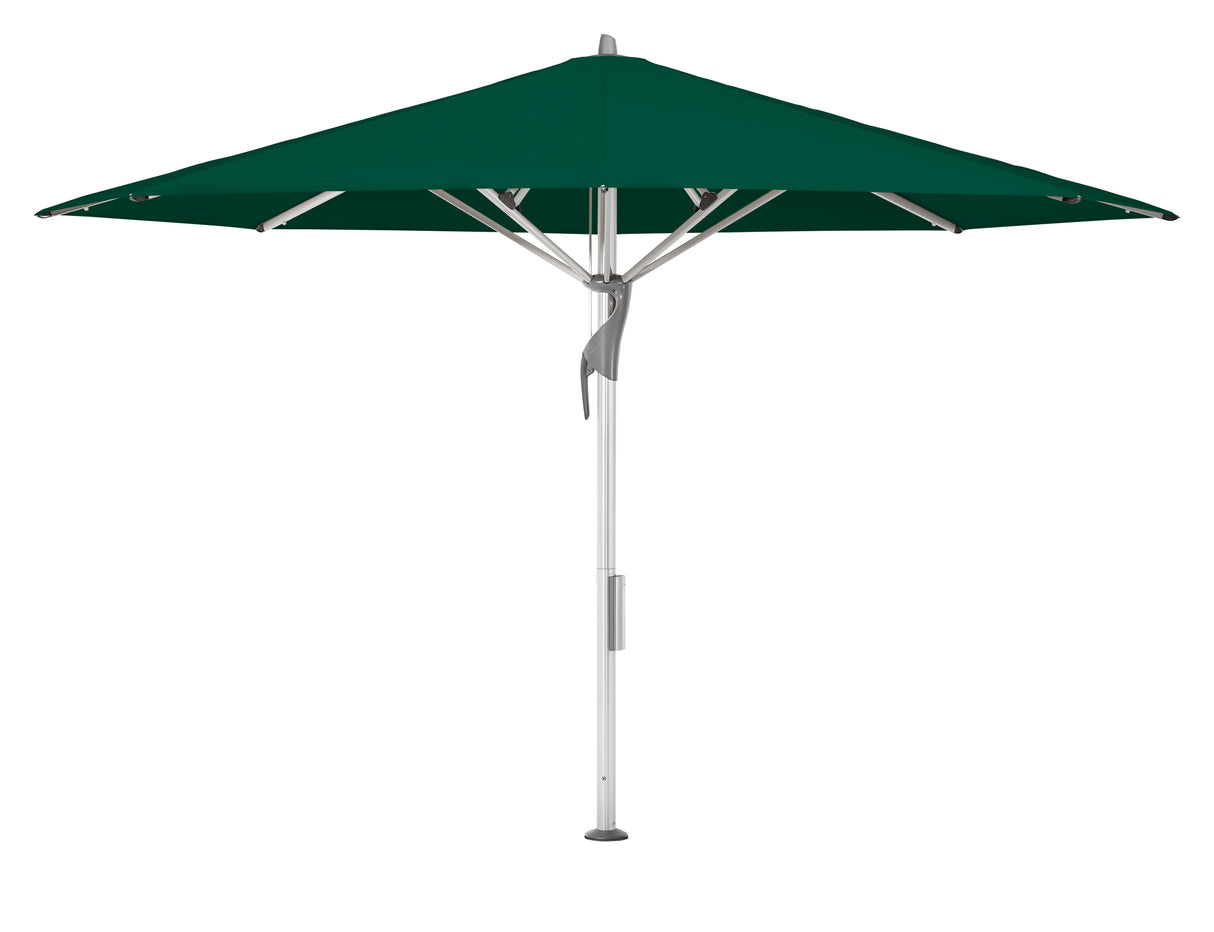 Glatz Gastronomieschirm - FORTELLO LED, Gestell Aluminium natureloxiert, Ø 400 cm , rund