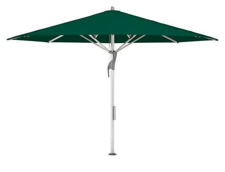 Glatz Gastronomieschirm - FORTELLO LED, Gestell Aluminium natureloxiert, Ø 400 cm , rund