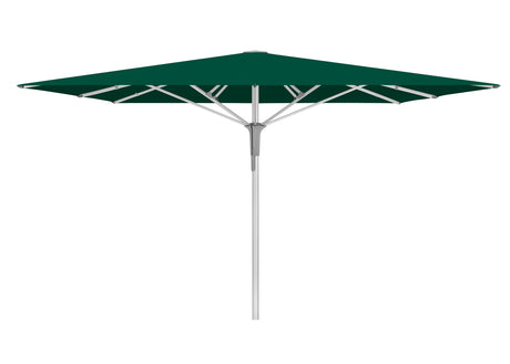 Glatz Gastronomieschirm - FORTELLO Pro, Gestell Aluminium natureloxiert, 350 x 350 cm / 400 x 400 cm / 400 x 300 cm,