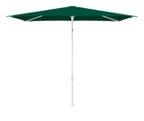 Glatz TWIST Sonnenschirm matt weiß pulverbeschichtet - rechteckig