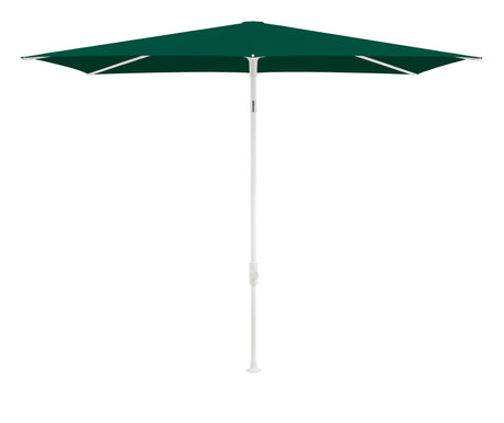 Glatz TWIST Sonnenschirm matt weiß pulverbeschichtet - rechteckig