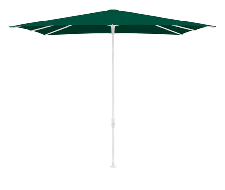 Glatz SMART Sonnenschirm matt weiß pulverbeschichtet - quadratisch