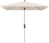 Glatz ALU-TWIST Sonnenschirm, Gestell Aluminium natureloxiert - quadratisch