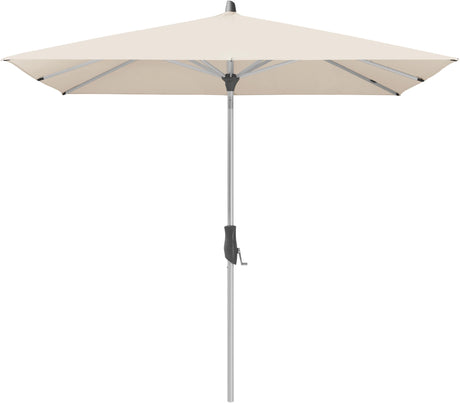 Glatz ALU-TWIST Sonnenschirm, Gestell Aluminium natureloxiert - quadratisch