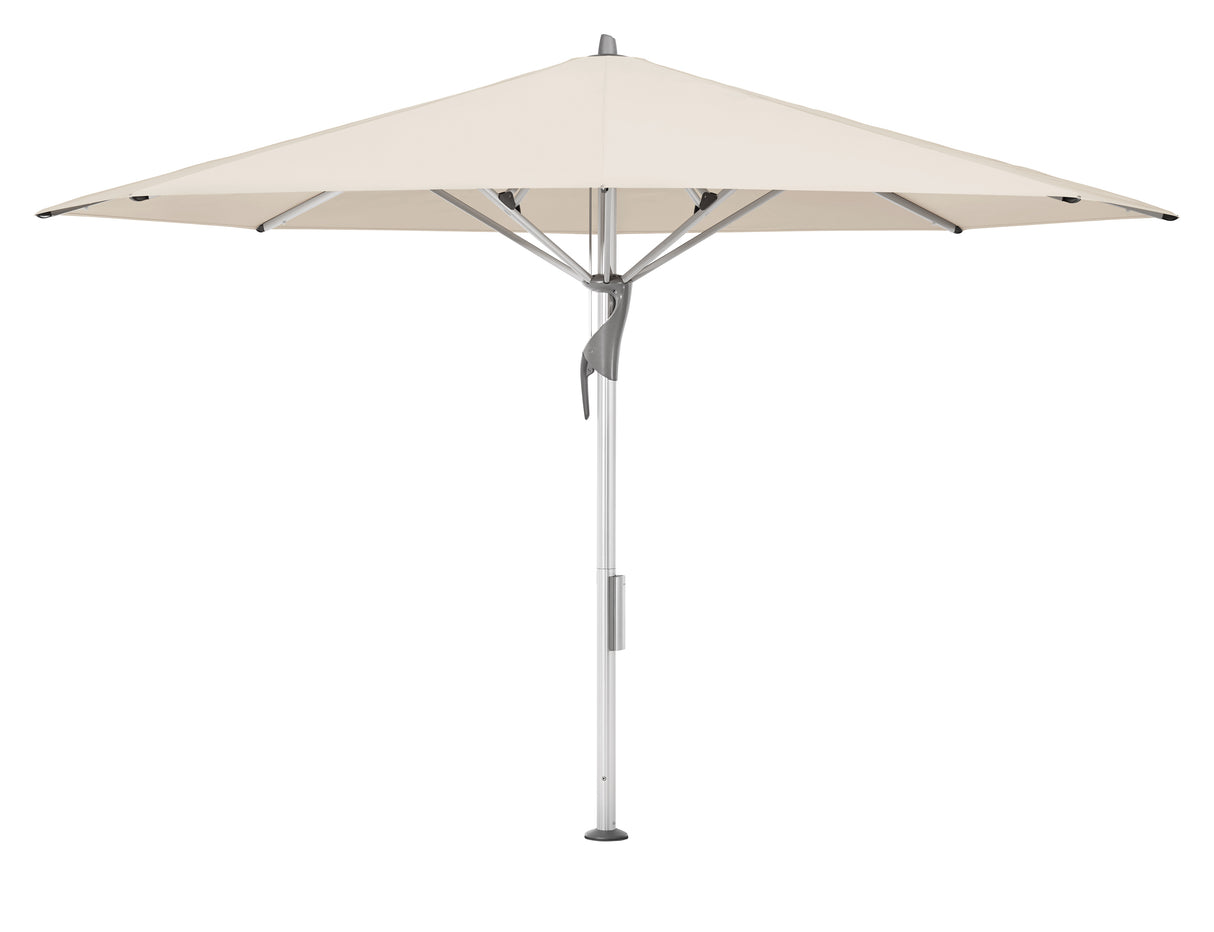 Glatz Gastronomieschirm - FORTELLO LED, Gestell Aluminium natureloxiert, Ø 400 cm , rund