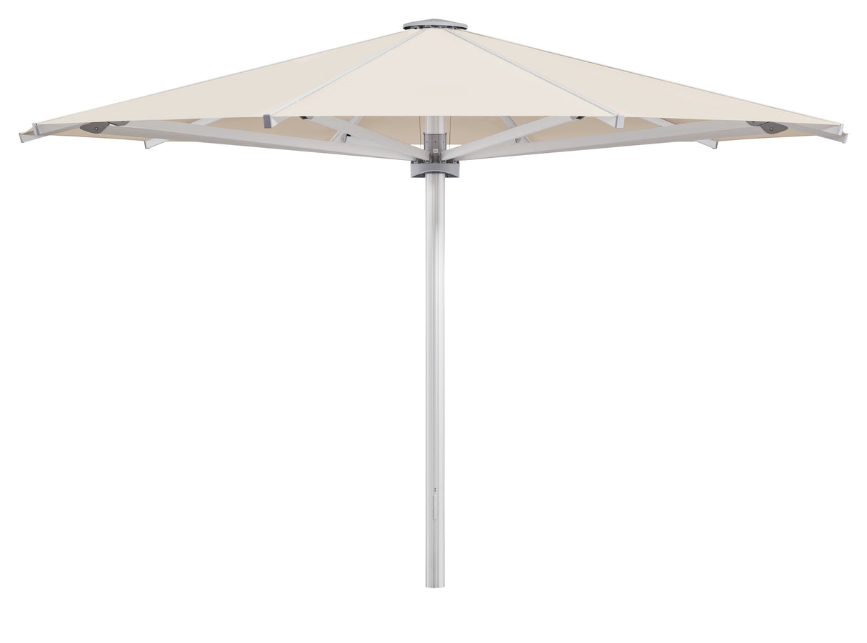 Glatz Großschirm - PALAZZO Royal/E, Gestell Aluminium natureloxiert, Ø 500 cm - Ø 800 cm, mit Motor rund