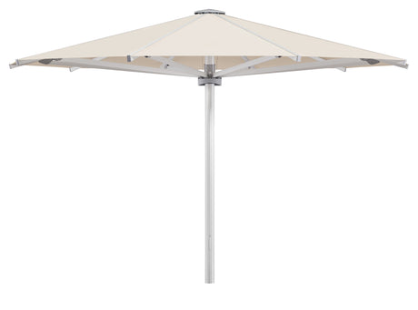 Glatz Großschirm - PALAZZO Royal/E, Gestell Aluminium natureloxiert, Ø 500 cm - Ø 800 cm, mit Kurbel rund