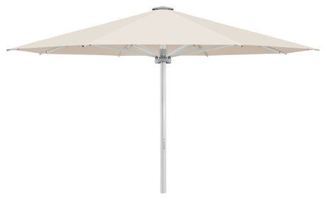 Glatz Großschirm - PALAZZO Style/E, Gestell Aluminium natureloxiert, mit Kurbel - rund