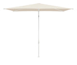 Glatz TWIST Sonnenschirm matt weiß pulverbeschichtet - rechteckig