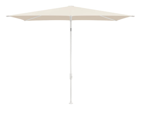 Glatz TWIST Sonnenschirm matt weiß pulverbeschichtet - rechteckig