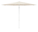 Glatz SMART Sonnenschirm matt weiss pulverbeschichtet - rund