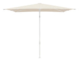 Glatz SMART Sonnenschirm matt weiß pulverbeschichtet - quadratisch