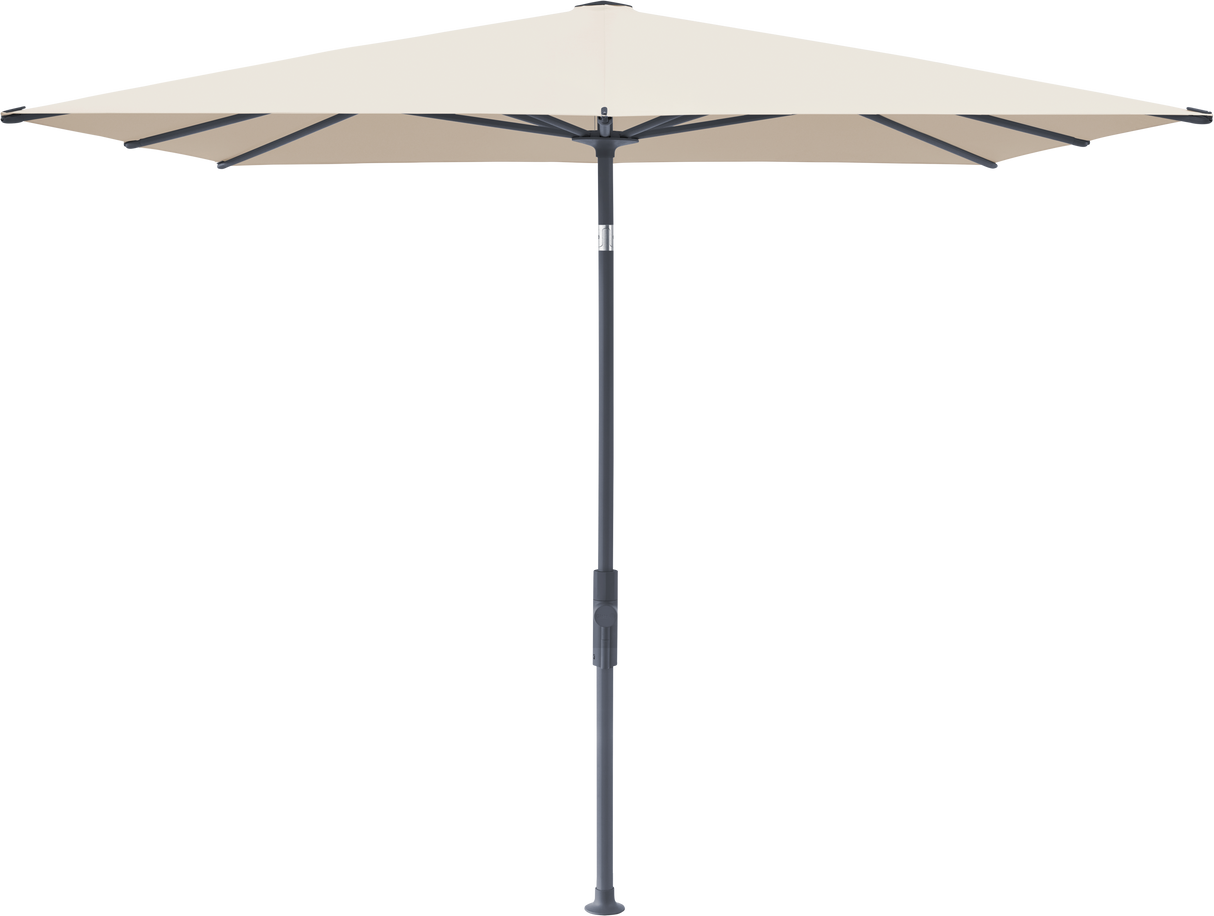 Glatz VITA Torna - Sonnenschirm - Gestell Aluminium, seidengrau oder anthrazit pulverbeschichtet, 240 x 240,210 x 150 & 250 x 200 cm