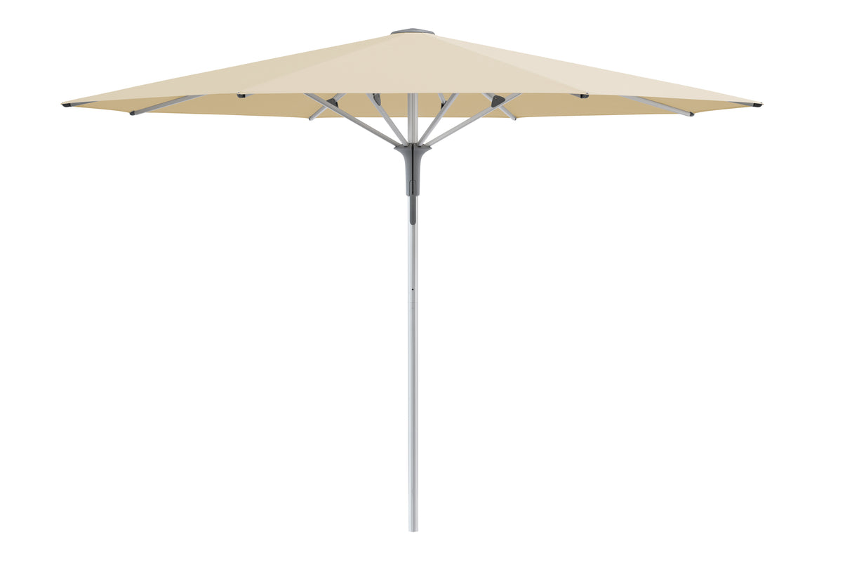 Glatz Gastronomieschirm - FORTERO Pro, Gestell Aluminium natureloxiert, Ø 350 cm, rund