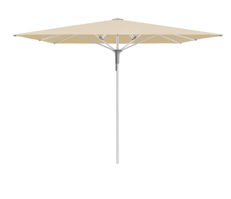 Glatz Gastronomieschirm - FORTINO Pro, Gestell Aluminium natureloxiert, 200 x 200 cm - 250 x 250 cm, rquadratisch