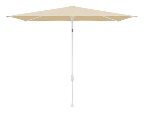 Glatz TWIST Sonnenschirm matt weiß pulverbeschichtet - rechteckig