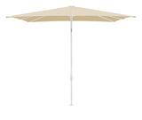 Glatz SMART Sonnenschirm matt weiß pulverbeschichtet - quadratisch