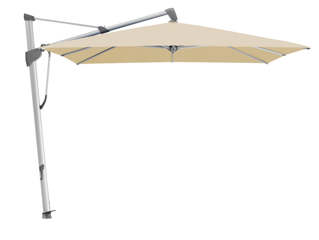 Glatz SOMBRANO Sonnenschirm, Gestell Aluminium natureloxiert - rechteckig