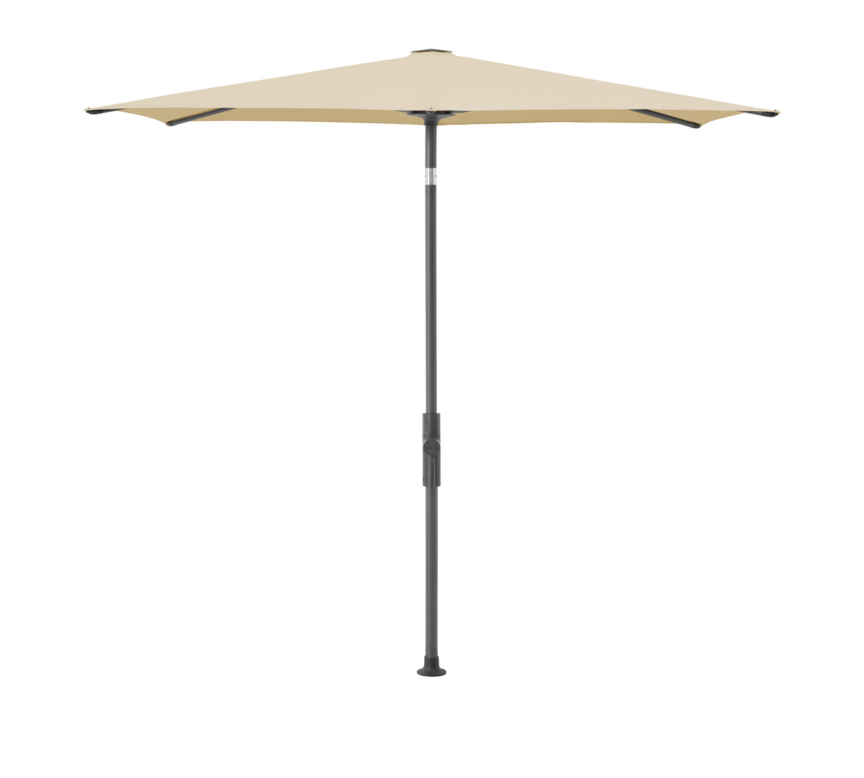 Glatz TWIST Sonnenschirm anthrazit pulverbeschichtet - rechteckig