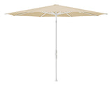 Glatz TWIST Sonnenschirm, matt weiss pulverbeschichtet - rund