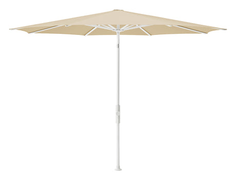 Glatz TWIST Sonnenschirm, matt weiss pulverbeschichtet - rund