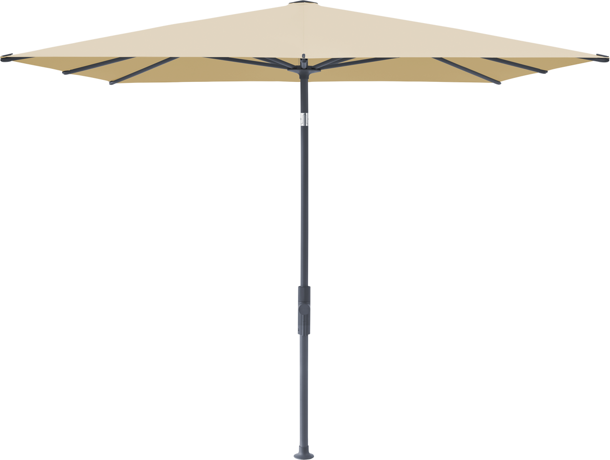 Glatz VITA Torna - Sonnenschirm - Gestell Aluminium, seidengrau oder anthrazit pulverbeschichtet, 240 x 240,210 x 150 & 250 x 200 cm