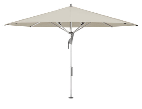 Glatz Gastronomieschirm - FORTELLO LED, Gestell Aluminium natureloxiert, Ø 400 cm , rund